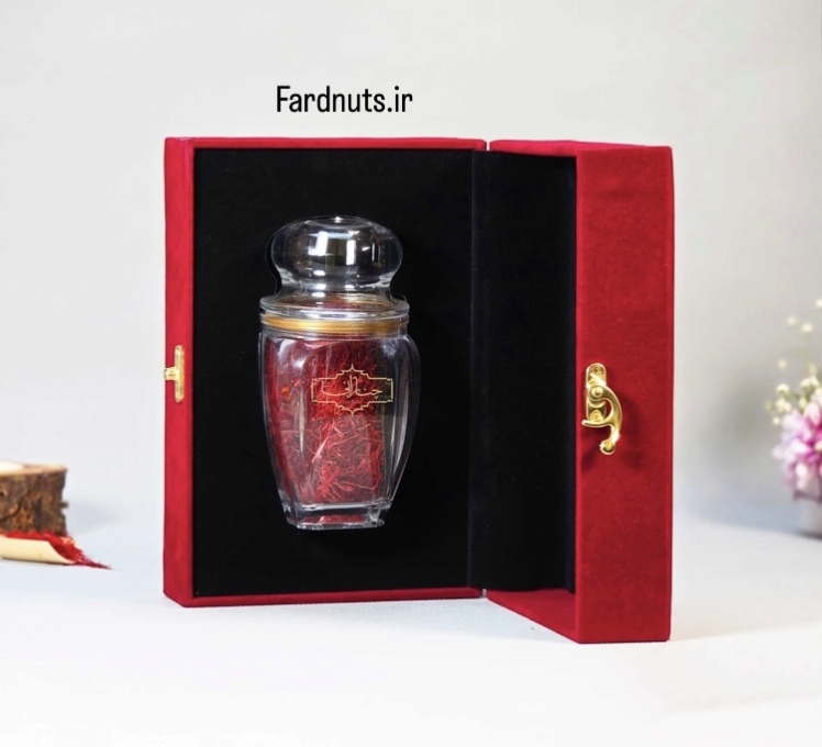 زعفران سوپر نگین 10 گرمی کادویی کلاسیک گوهر 